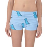 Dinosaur , Cute, Pastel, Boyleg Bikini Bottoms