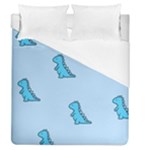 Dinosaur , Cute, Pastel, Duvet Cover (Queen Size)