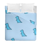 Dinosaur , Cute, Pastel, Duvet Cover Double Side (Full/ Double Size)