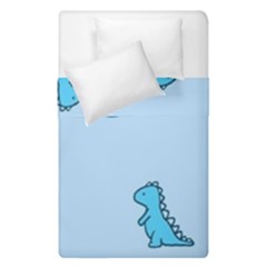 Dinosaur , Cute, Pastel, Duvet Cover Double Side (Single Size) from ArtsNow.com