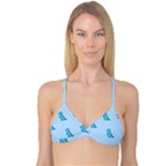 Dinosaur , Cute, Pastel, Reversible Tri Bikini Top