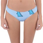 Dinosaur , Cute, Pastel, Reversible Hipster Bikini Bottoms