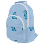 Dinosaur , Cute, Pastel, Rounded Multi Pocket Backpack