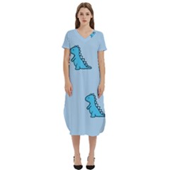 T-Shirt Midi Dress With Pockets 