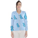 Dinosaur , Cute, Pastel, Women s Windbreaker