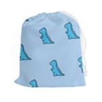 Dinosaur , Cute, Pastel, Drawstring Pouch (2XL)