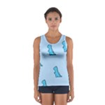 Dinosaur , Cute, Pastel, Sport Tank Top 