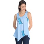 Dinosaur , Cute, Pastel, Sleeveless Tunic