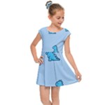 Dinosaur , Cute, Pastel, Kids  Cap Sleeve Dress