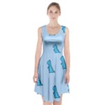 Dinosaur , Cute, Pastel, Racerback Midi Dress