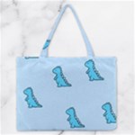 Dinosaur , Cute, Pastel, Zipper Medium Tote Bag