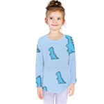 Dinosaur , Cute, Pastel, Kids  Long Sleeve T-Shirt