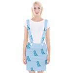 Dinosaur , Cute, Pastel, Braces Suspender Skirt