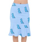 Dinosaur , Cute, Pastel, Short Mermaid Skirt