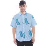 Dinosaur , Cute, Pastel, Men s Short Sleeve Shirt