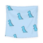 Dinosaur , Cute, Pastel, Square Tapestry (Small)