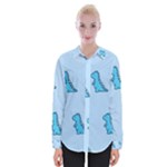 Dinosaur , Cute, Pastel, Womens Long Sleeve Shirt