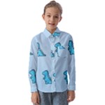 Dinosaur , Cute, Pastel, Kids  Long Sleeve Shirt