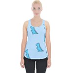 Dinosaur , Cute, Pastel, Piece Up Tank Top