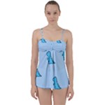 Dinosaur , Cute, Pastel, Babydoll Tankini Set