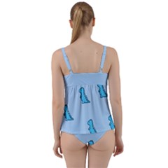 Twist Front Tankini Set 