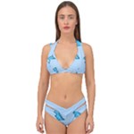 Dinosaur , Cute, Pastel, Double Strap Halter Bikini Set