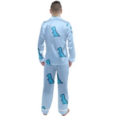 Men s Long Sleeve Satin Pajamas Set 