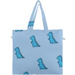 Dinosaur , Cute, Pastel, Canvas Travel Bag