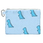 Dinosaur , Cute, Pastel, Canvas Cosmetic Bag (XL)