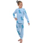 Dinosaur , Cute, Pastel, Kids  Long Sleeve Set 