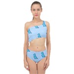 Dinosaur , Cute, Pastel, Spliced Up Two Piece Swimsuit