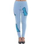 Dinosaur , Cute, Pastel, Lightweight Velour Leggings