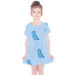 Dinosaur , Cute, Pastel, Kids  Simple Cotton Dress