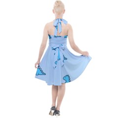 Halter Party Swing Dress  