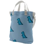 Dinosaur , Cute, Pastel, Canvas Messenger Bag