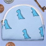 Dinosaur , Cute, Pastel, Horseshoe Style Canvas Pouch