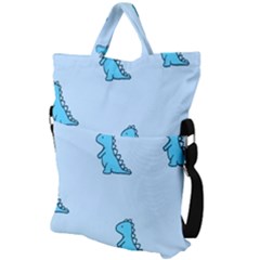 Fold Over Handle Tote Bag 