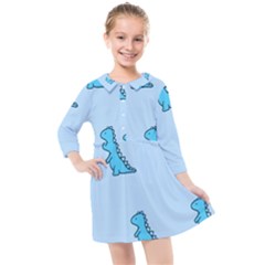 Kids  Quarter Sleeve Shirt Dress 