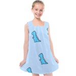 Dinosaur , Cute, Pastel, Kids  Cross Back Dress