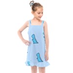 Dinosaur , Cute, Pastel, Kids  Overall Dress