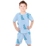 Dinosaur , Cute, Pastel, Kids  T-Shirt and Shorts Set