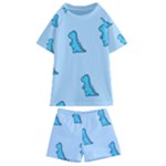 Dinosaur , Cute, Pastel, Kids  Swim T-Shirt and Shorts Set