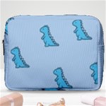 Dinosaur , Cute, Pastel, Make Up Pouch (Large)