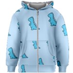 Dinosaur , Cute, Pastel, Kids  Zipper Hoodie Without Drawstring