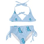 Dinosaur , Cute, Pastel, Kids  Classic Bikini Set