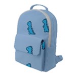 Dinosaur , Cute, Pastel, Flap Pocket Backpack (Large)