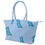 Dinosaur , Cute, Pastel, Canvas Shoulder Bag