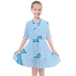 Dinosaur , Cute, Pastel, Kids  All Frills Chiffon Dress