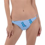 Dinosaur , Cute, Pastel, Ring Detail Bikini Bottoms