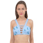 Dinosaur , Cute, Pastel, Cage Up Bikini Top